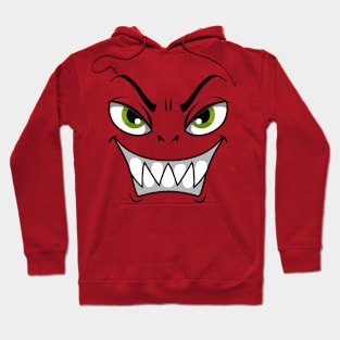 Creepy scary face Hoodie